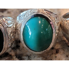 Load image into Gallery viewer, خاتم الفيروز الحسيني النيشابوري الرزاقي العجيب للرزق والمال حجر الفيروز