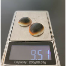 Load image into Gallery viewer, خرزة العطف البحري الروحاني الاصلي المار مهرة او خرزة الحية تتحرك بالخل زوج فعال