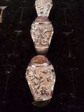 Load image into Gallery viewer, hand made empowered rings from hand selected gobi agate extreemly rare