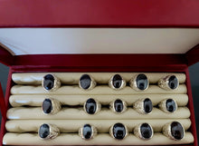 Load image into Gallery viewer, خواتم الحديد الصيني الروحانية النادرة عمل تفصيلي متكامل بالضمان