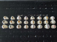 Load image into Gallery viewer, hand made empowered rings from hand selected gobi agate extreemly rare