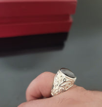 Load image into Gallery viewer, خواتم الحديد الصيني الروحانية النادرة عمل تفصيلي متكامل بالضمان