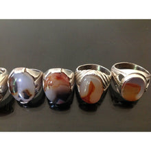 Load image into Gallery viewer, خواتم روحانية عقيق يماني وفضة - خواتم روحانية صالحة - شيخ روحاني معالج روحاني حرز خرز ابطال السحر علاج روحاني رقية شرعية